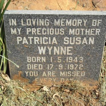 WYNNE Patricia Susan 1943-1972