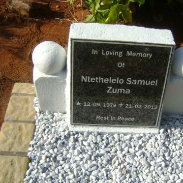 ZUMA Ntethelelo Samuel 1979-2013