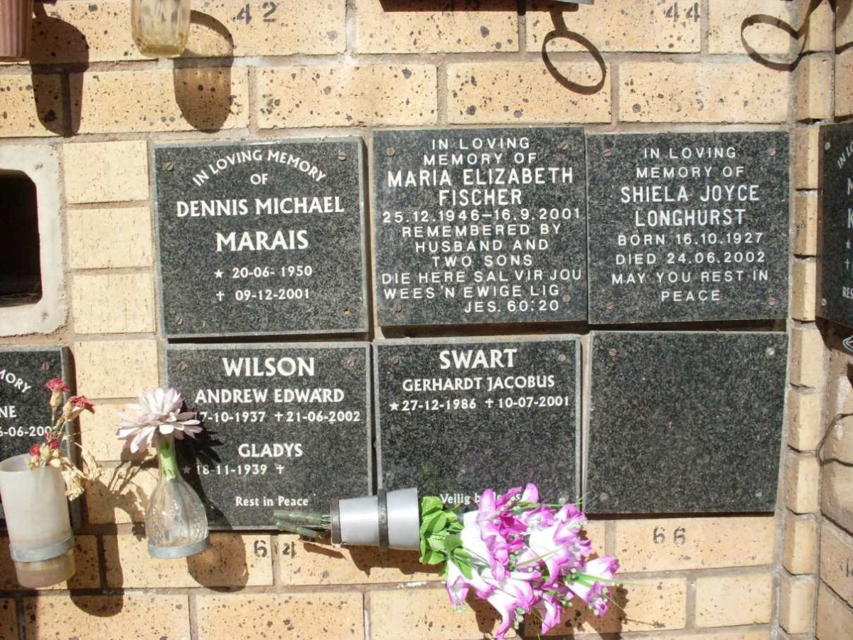 FISCHER :: LONGHURST :: MARAIS :: SWART :: WILSON