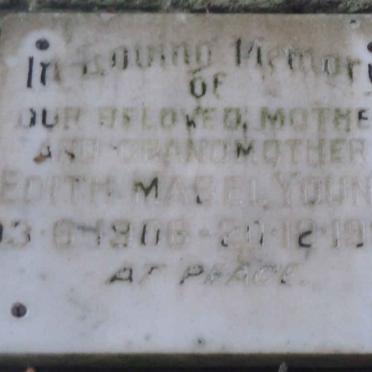 YOUNG Edith Mabel 1906-1982