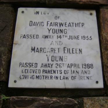YOUNG David Fairweather -1955 &amp; Margaret Eileen -1988