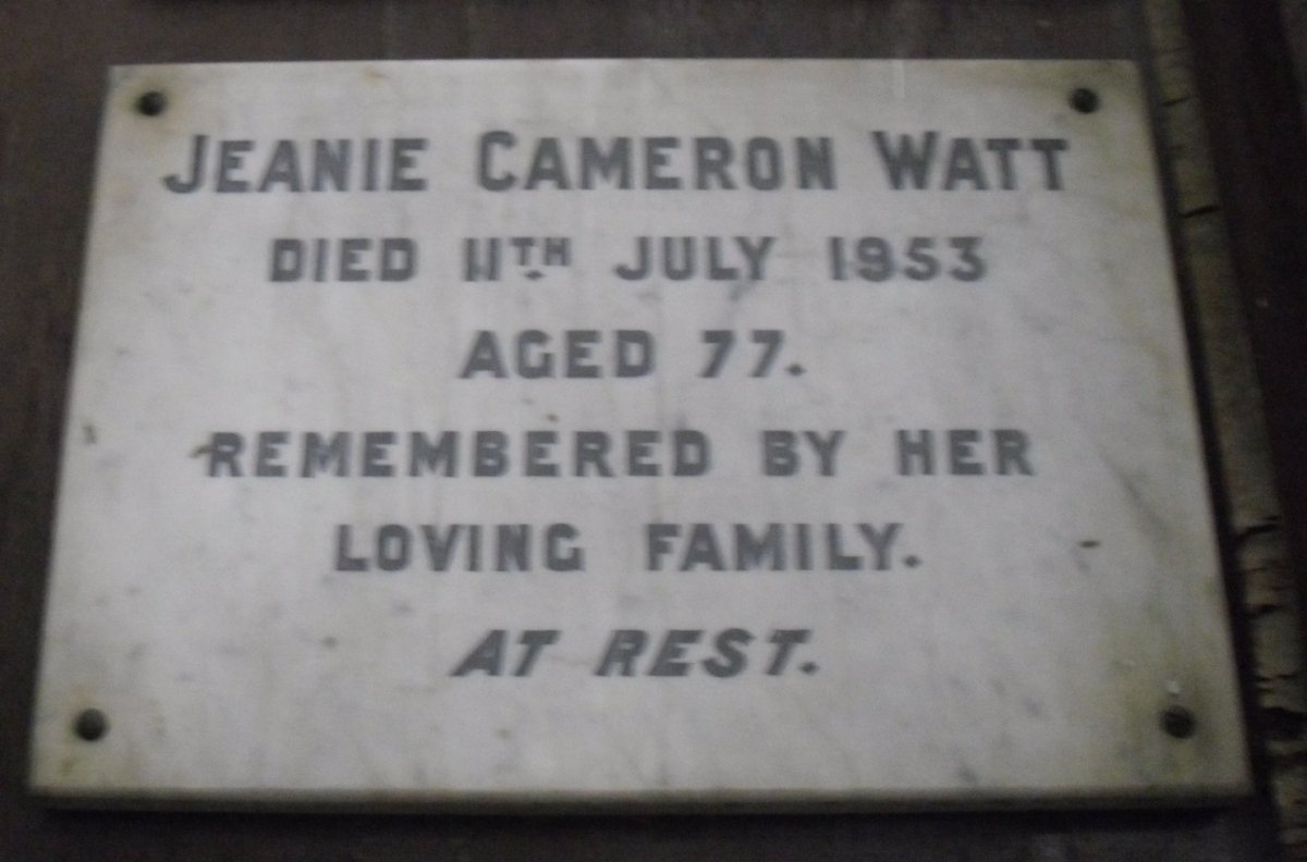 WATT Jeanie Cameron -1953