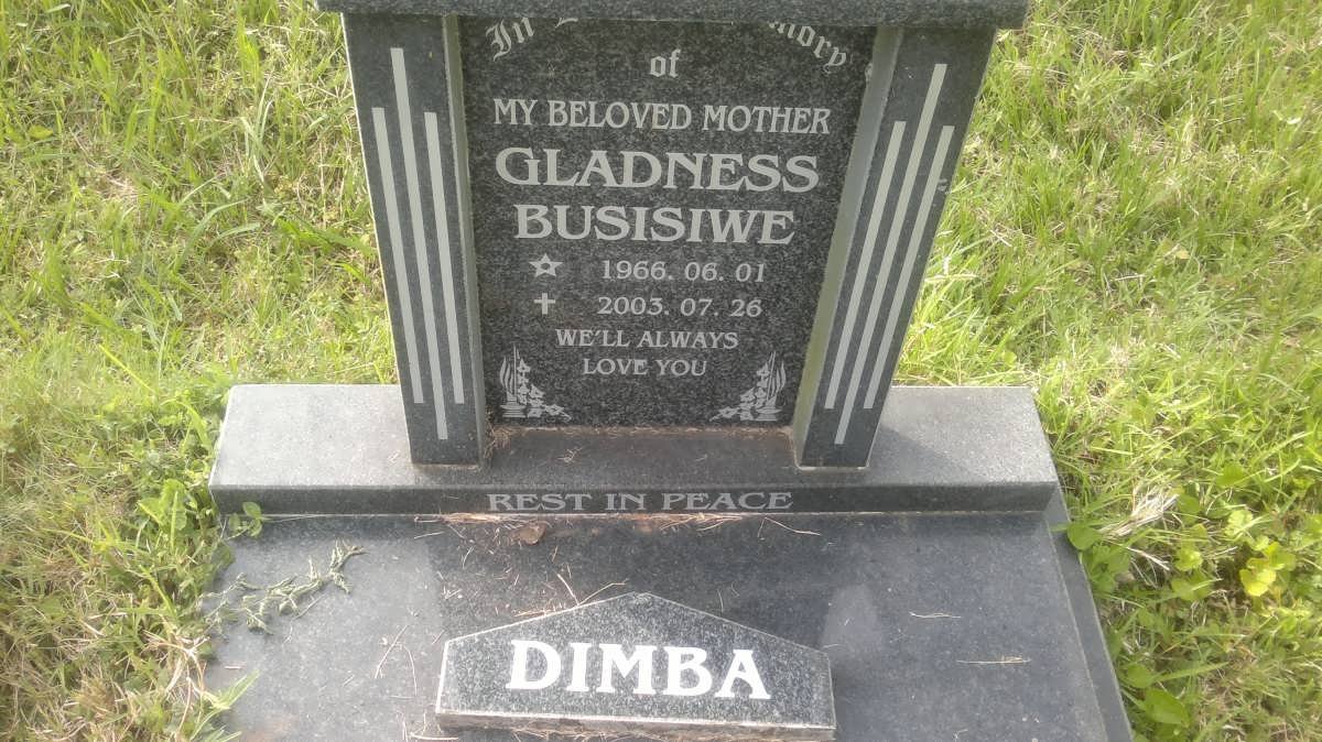 DIMBA Gladness Busisiwe 1966-2003