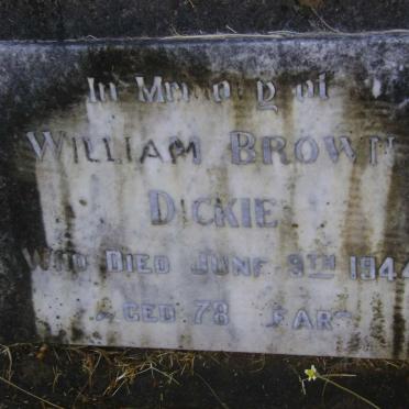DICKIE William Brown -1944