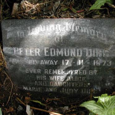 DING Peter Edmund -1973
