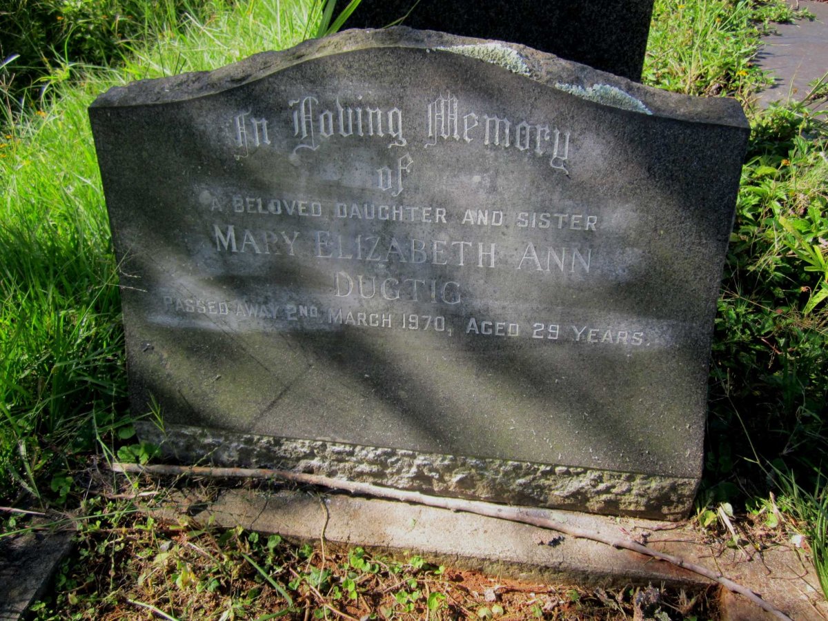 DUGTIG Mary Elizabeth Ann -1970