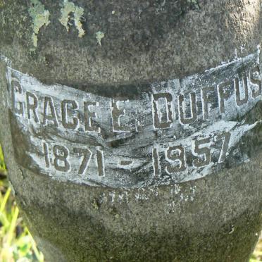 DUFFUS Donald 1902-1954 &amp; Grace E. 1871-1957