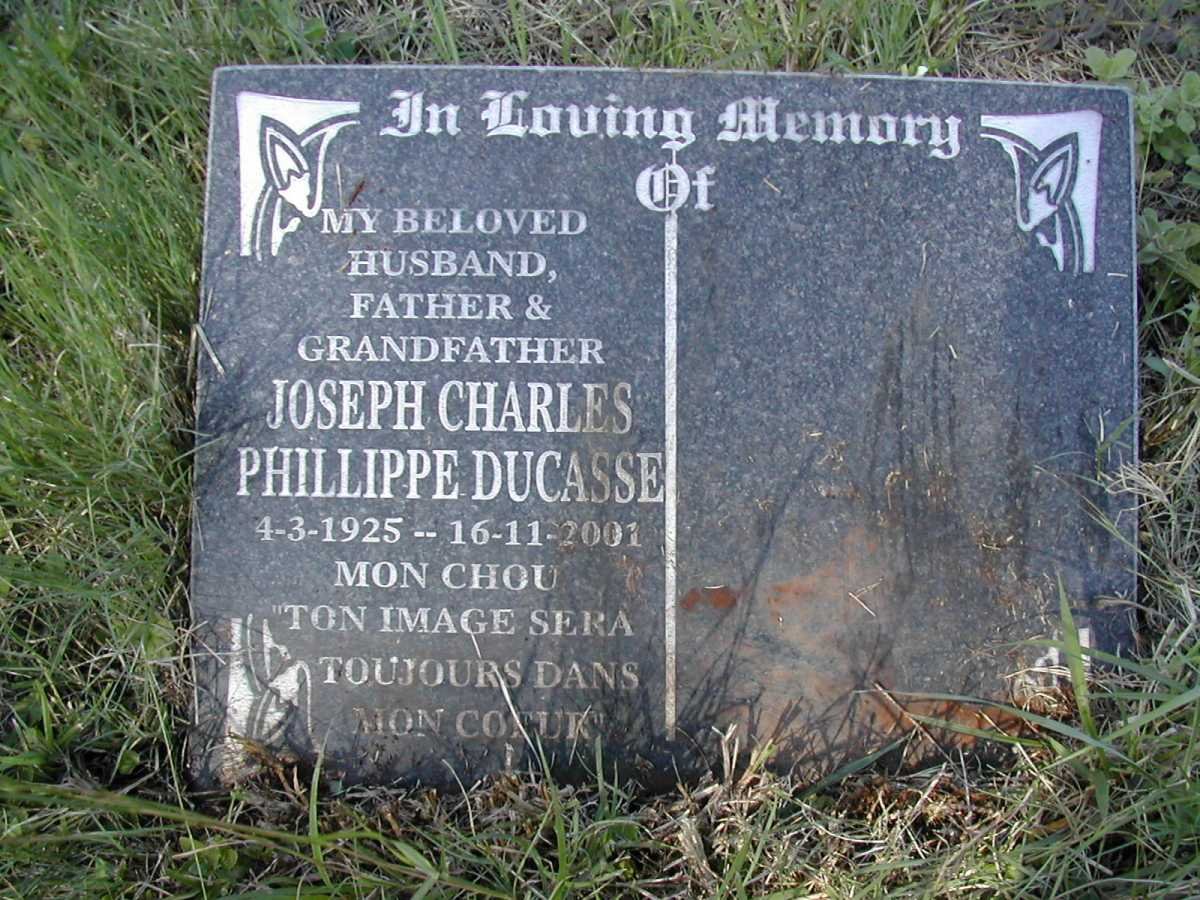 DUCASSE Joseph Charles Phillippe 1925-200