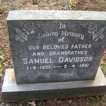 DAVIDSON Samuel 1921-1981