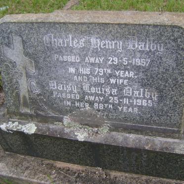 DALBY Charles Henry -1957 &amp; Daisy Louisa -1965