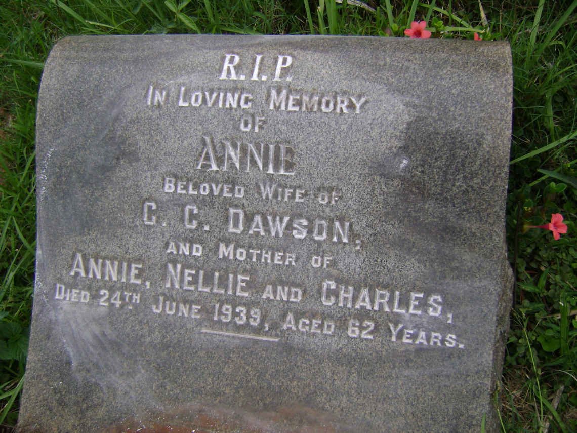 DAWSON Annie -1939