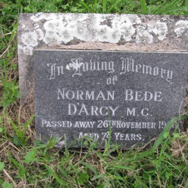 D'ARCY Norman Bede -1966