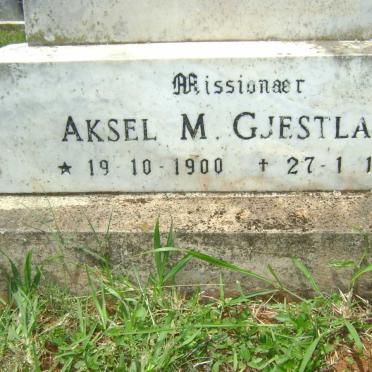 GJESTLAND Aksel M. 1900-1986
