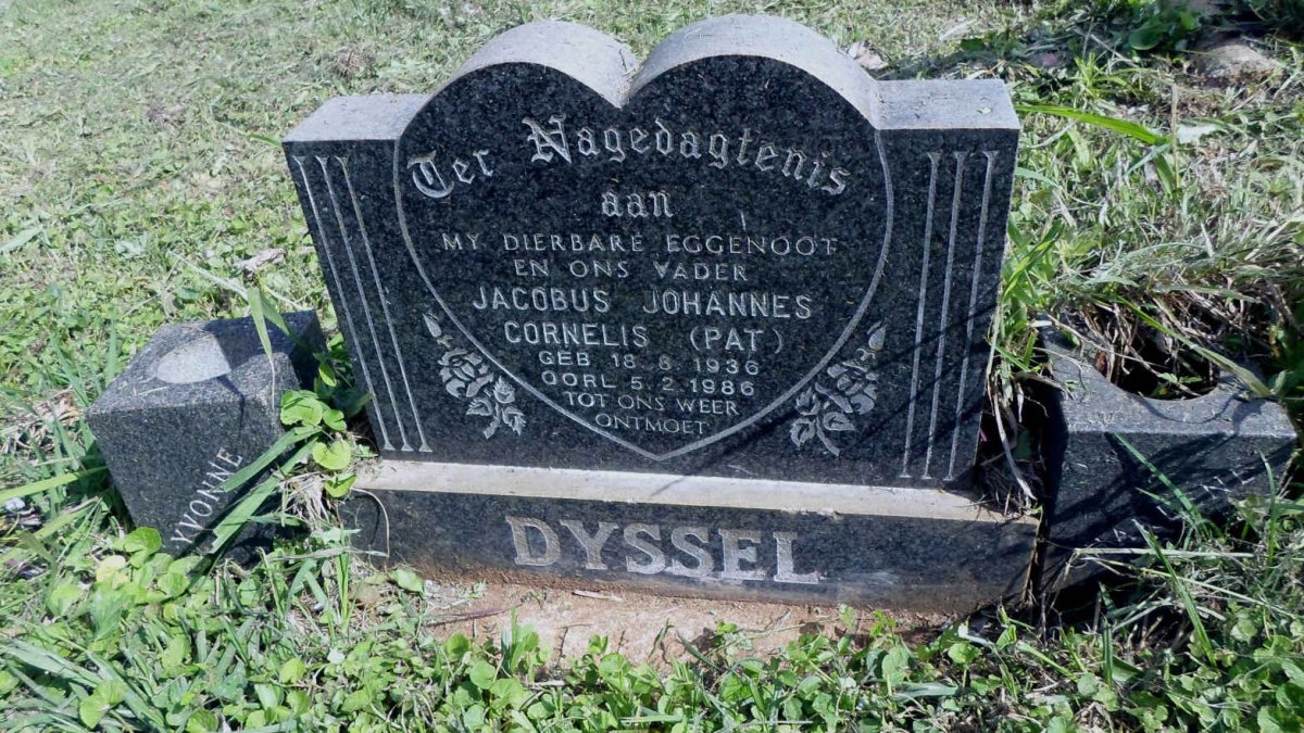 DYSSEL Jacobus Johannes Cornelis 1936-1986