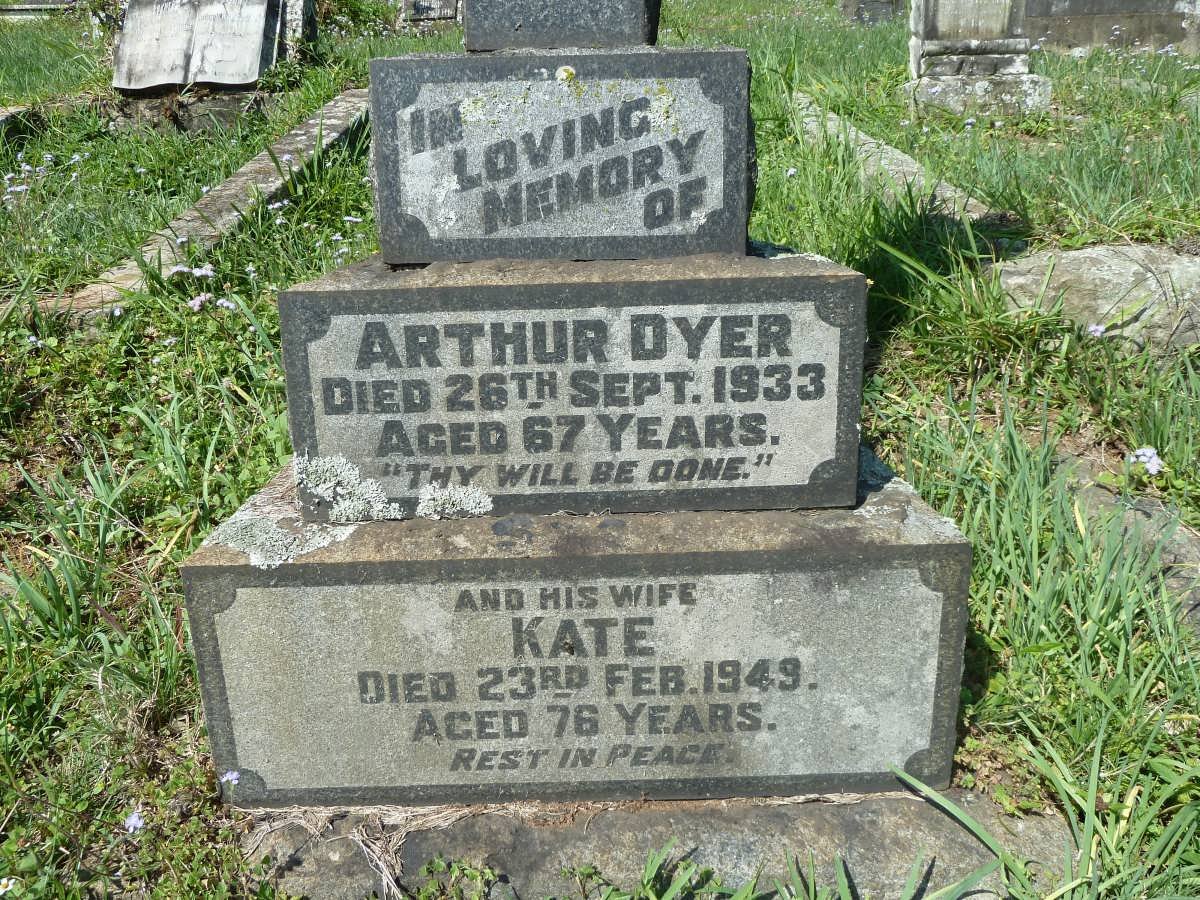 DYER Arthur -1933 &amp; Kate -1949