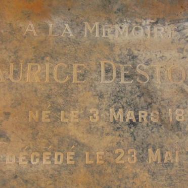 DESTOMBES Maurice 1897-1963 &amp; Yvonne 1905-1973