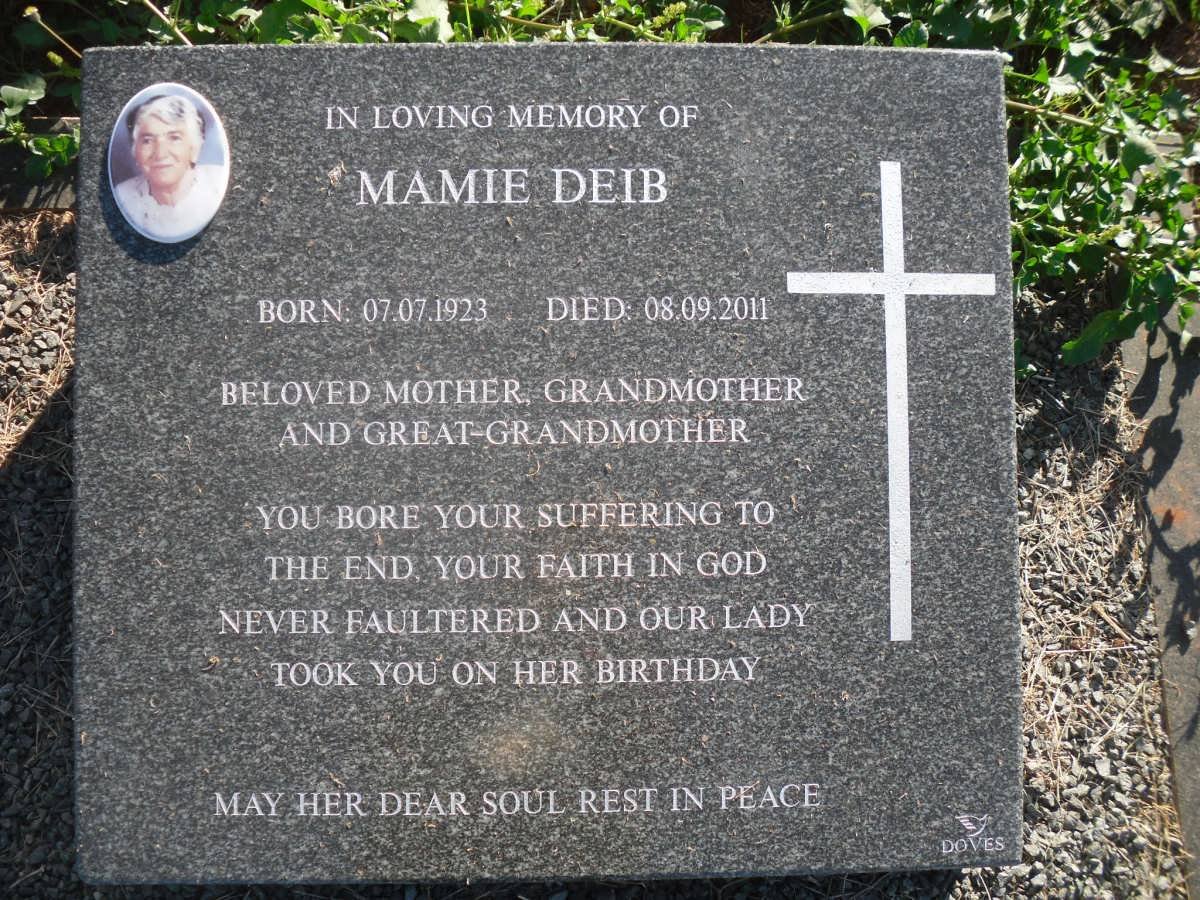 DEIB Joseph Tansa 1923-2004 &amp; Mamie 1923-2011