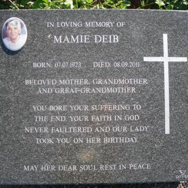 DEIB Joseph Tansa 1923-2004 &amp; Mamie 1923-2011