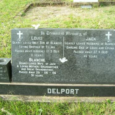 DELPORT Jack -1959 &amp; Blanche 2006 :: DELPORT Louis -1964