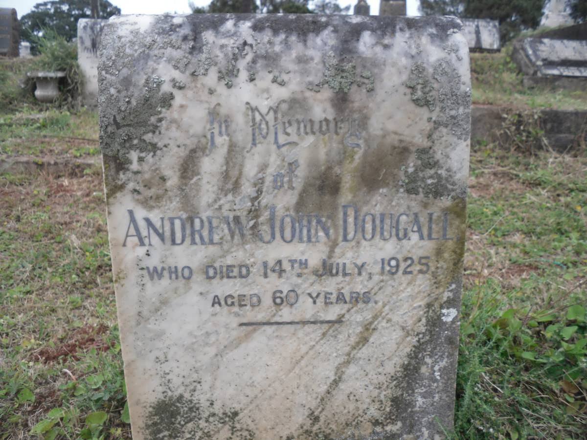 DOUGALL Andrew John -1925