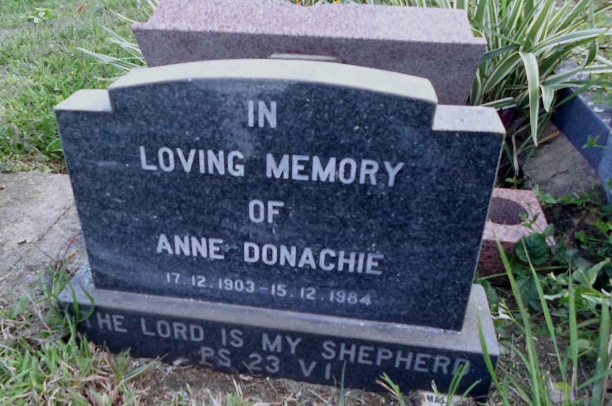 DONACHIE Anne 1903-1984