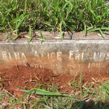ERLANDSON Elna Alice 1911-1911