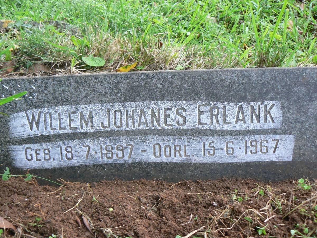 ERLANK Willem Johannes 1897-1967