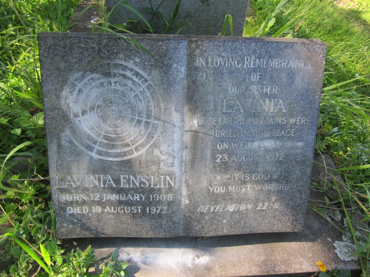 ENSLIN Lavinia 1908-1972