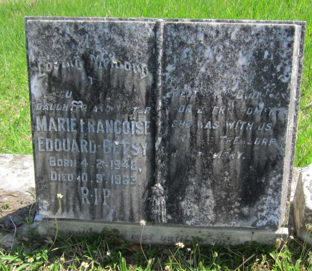 EDOUARD Marie Francoise 1948-1963