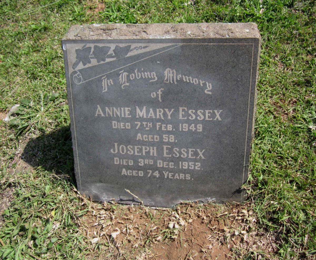ESSEX Joseph -1952 &amp; Annie Mary -1949