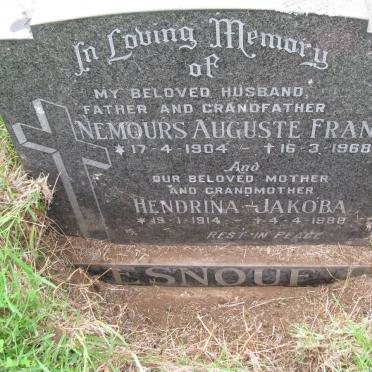 ESNOUF Nemours Auguste France 1904-1968 &amp; Hendrina Jakoba 1914-1988