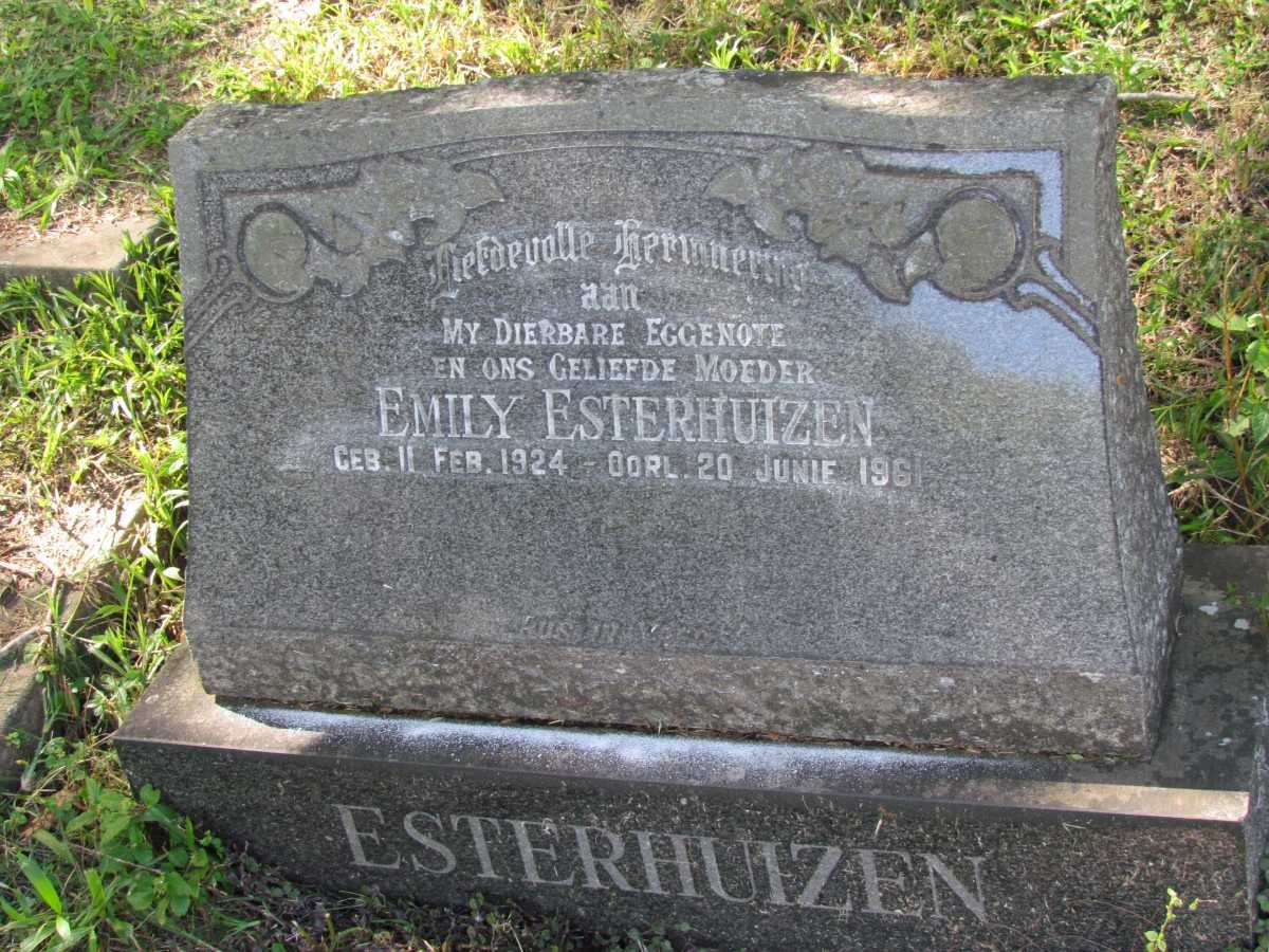ESTERHUIZEN Emily 1924-1961