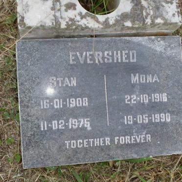 EVERSHED Stan 1908-1975 &amp; Mona 1916-1990