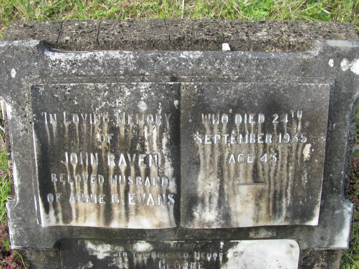 EVANS John Raven -1935