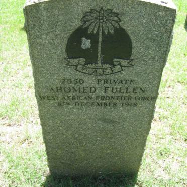 FULLEN Ahomed -1918