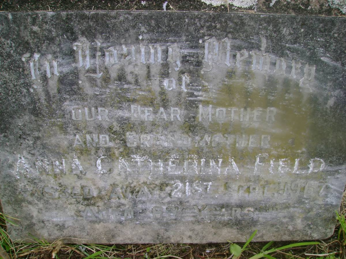 FIELD Anna Catherina -1967