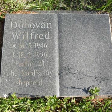 FOURIE Donovan Wilfred 1946-1996