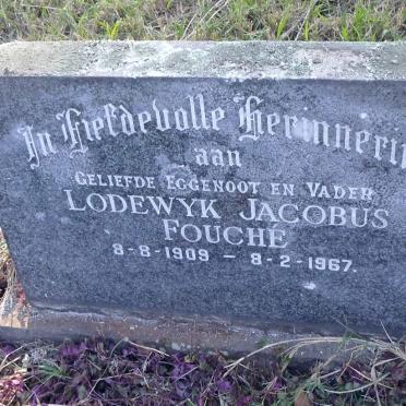 FOUCHE Lodewyk Jacobus 1909-1967