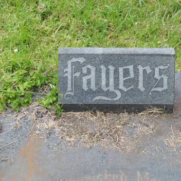 FAYERS Percival William -1968