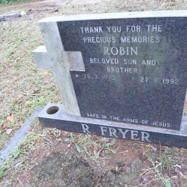 FRYER Robin 1973-1992