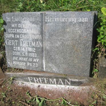 FREEMAN Gert 1912-1983