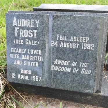 FROST Audrey nee GALE 1967-1992