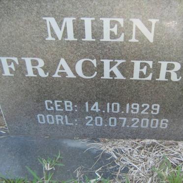 FRACKERS Mien 1929-2006 :: LOTZ Maria Magdalena 1868-1919 :: FRACKERS Christiaan Hendrik 1931-1983 