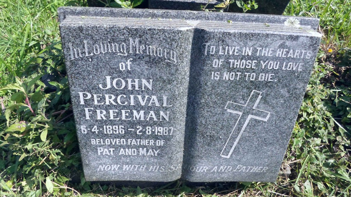 FREEMAN John Percival 1896-1987