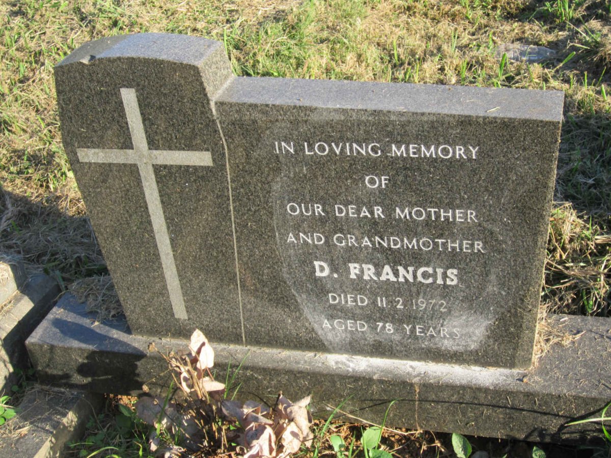 FRANCIS D. -1972