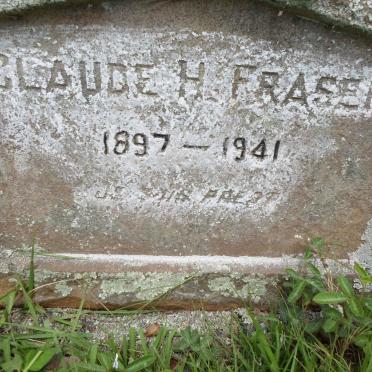 FRASER Claude H. 1897-1941