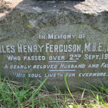 FERGUSON Charles Henry -1928