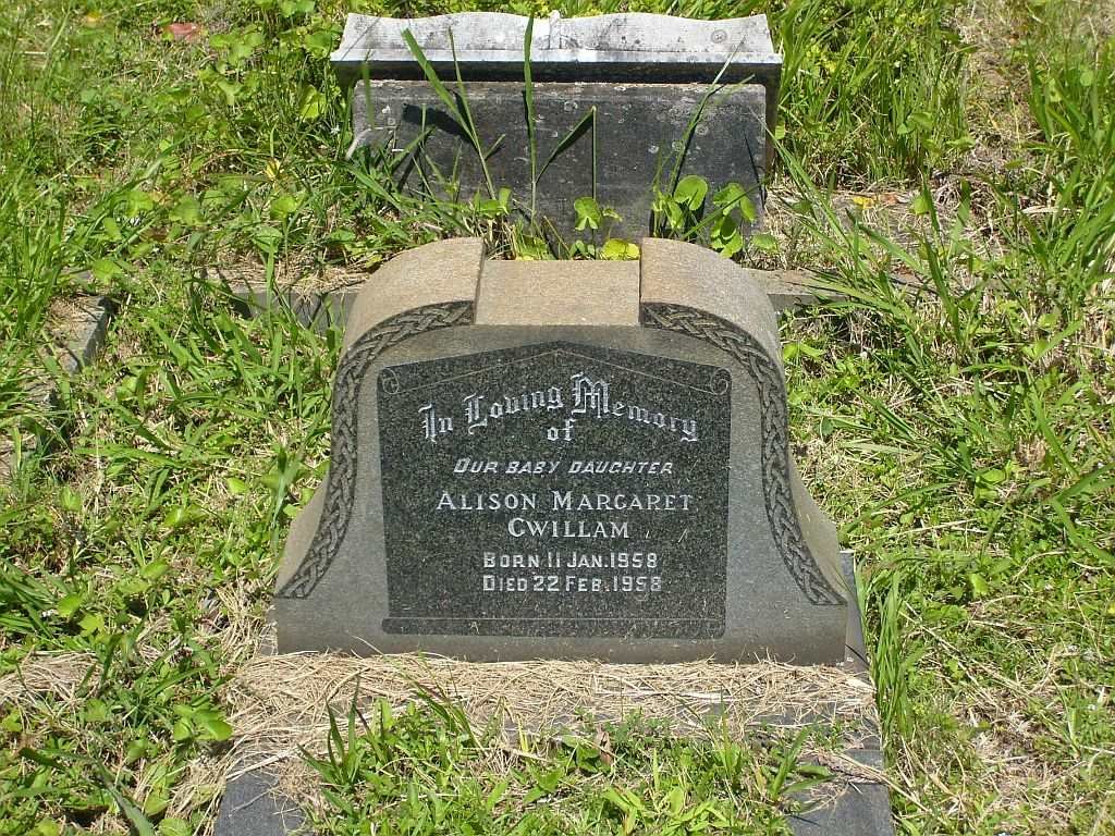 GWILLAM Alison Margaret 1958-1958