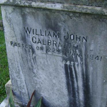 GALBRAITH William John -1941