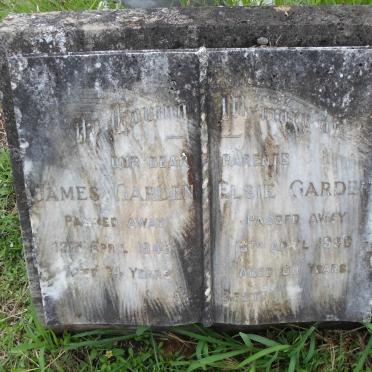 GARDEN James -1943 &amp; Elsie -1958